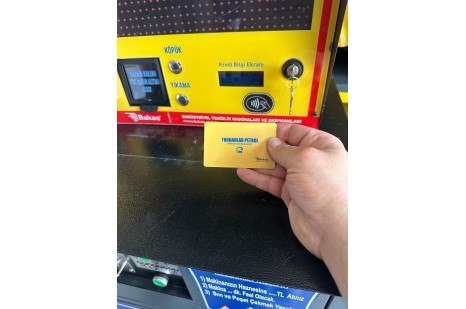 Oto Yıkama Kart Sistemine Geçiş