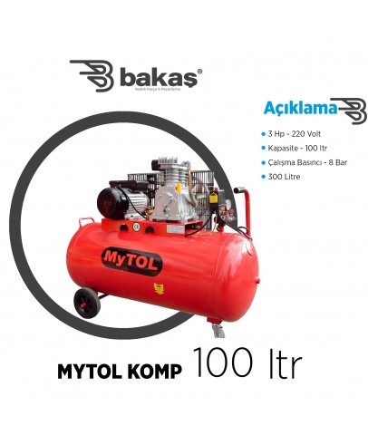 100 Lt Kompresör - Bakaş Makina