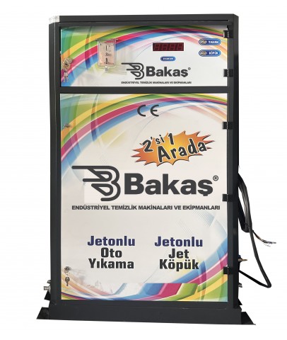 Jetonlu 200 Bar Yıkama ve köpük makinesi Self Servis - Bakaş Makina