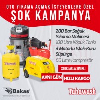 Profesyonel Oto Yıkama Seti 4 parça 45Bin TL